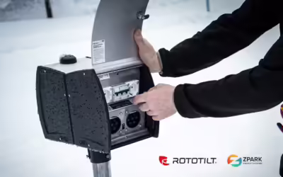 Zpark and Tectel in successful collaboration with Rototilt – 178 charging points installed