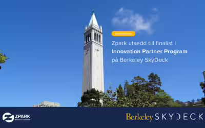 Zpark finalist in Berkeley SkyDeck’s Innovation Partner Program pitch showcase