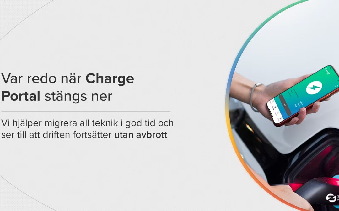 Smart Connect säkrar driften av era laddare när Charge Portal fasas ut